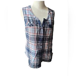 Eddie Bauer Women's Mountain Sleeveless Shirt SIZE Sm